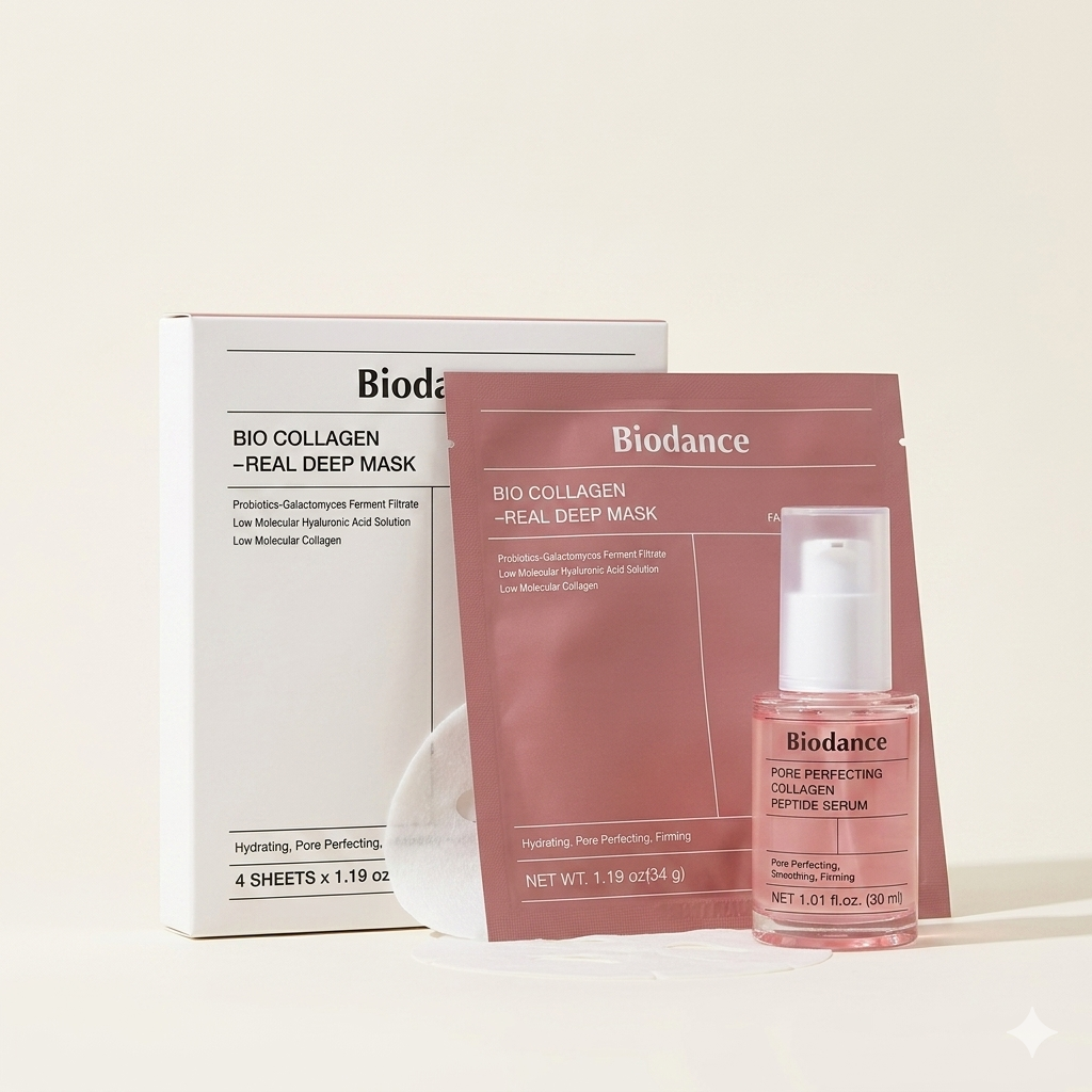 Rituel Collagène Nuit — Sérum & Masque Biodance