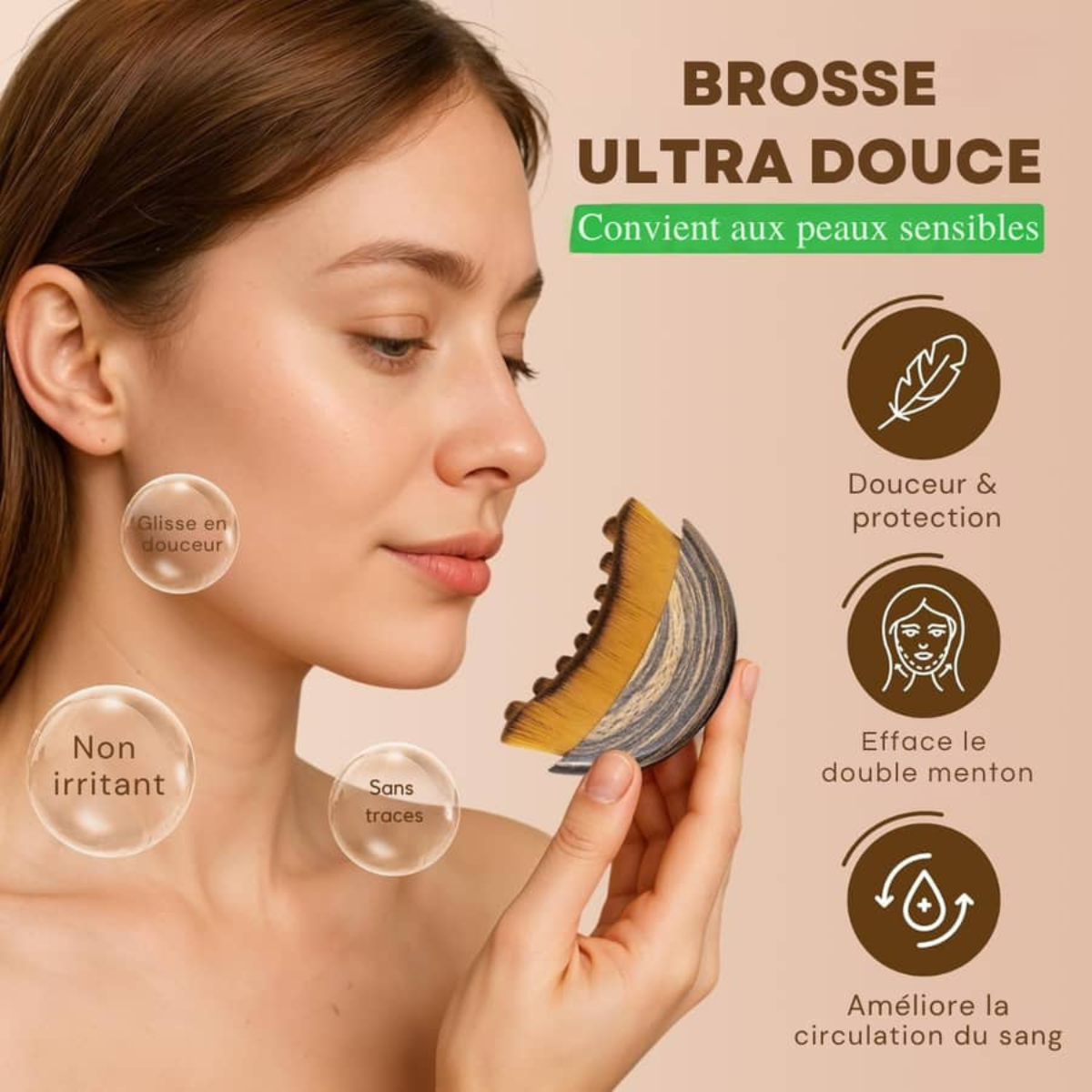 OmiBrush peau avant après rituel beauté