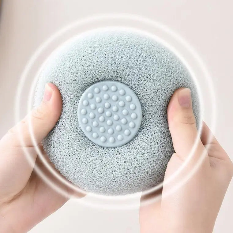 Éponge de bain exfoliant loofah Idéal Cosmetics